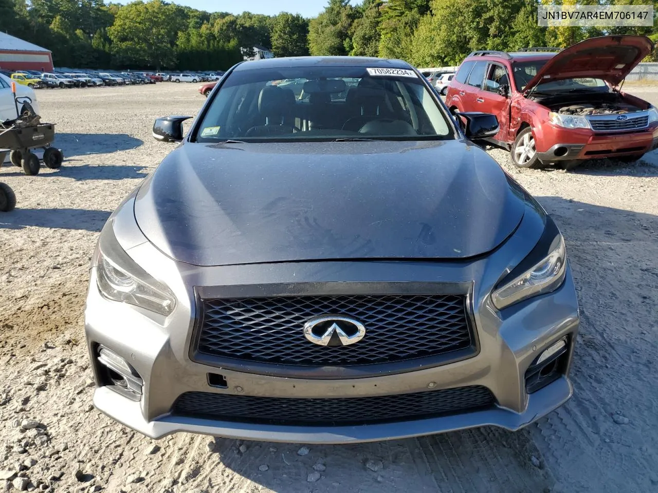 2014 Infiniti Q50 Base VIN: JN1BV7AR4EM706147 Lot: 70582234