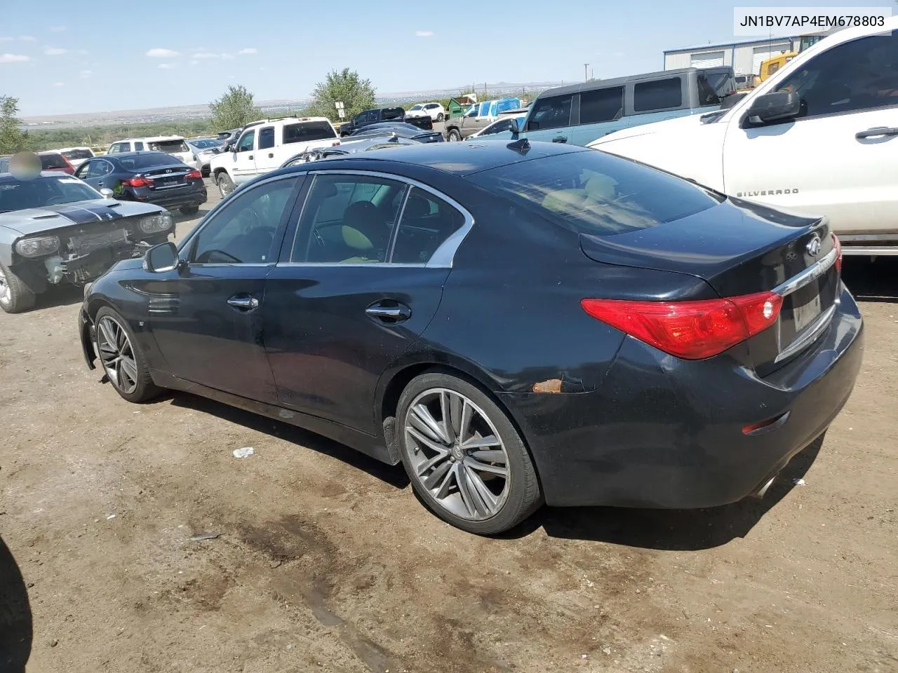 JN1BV7AP4EM678803 2014 Infiniti Q50 Base