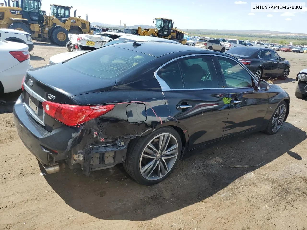 JN1BV7AP4EM678803 2014 Infiniti Q50 Base