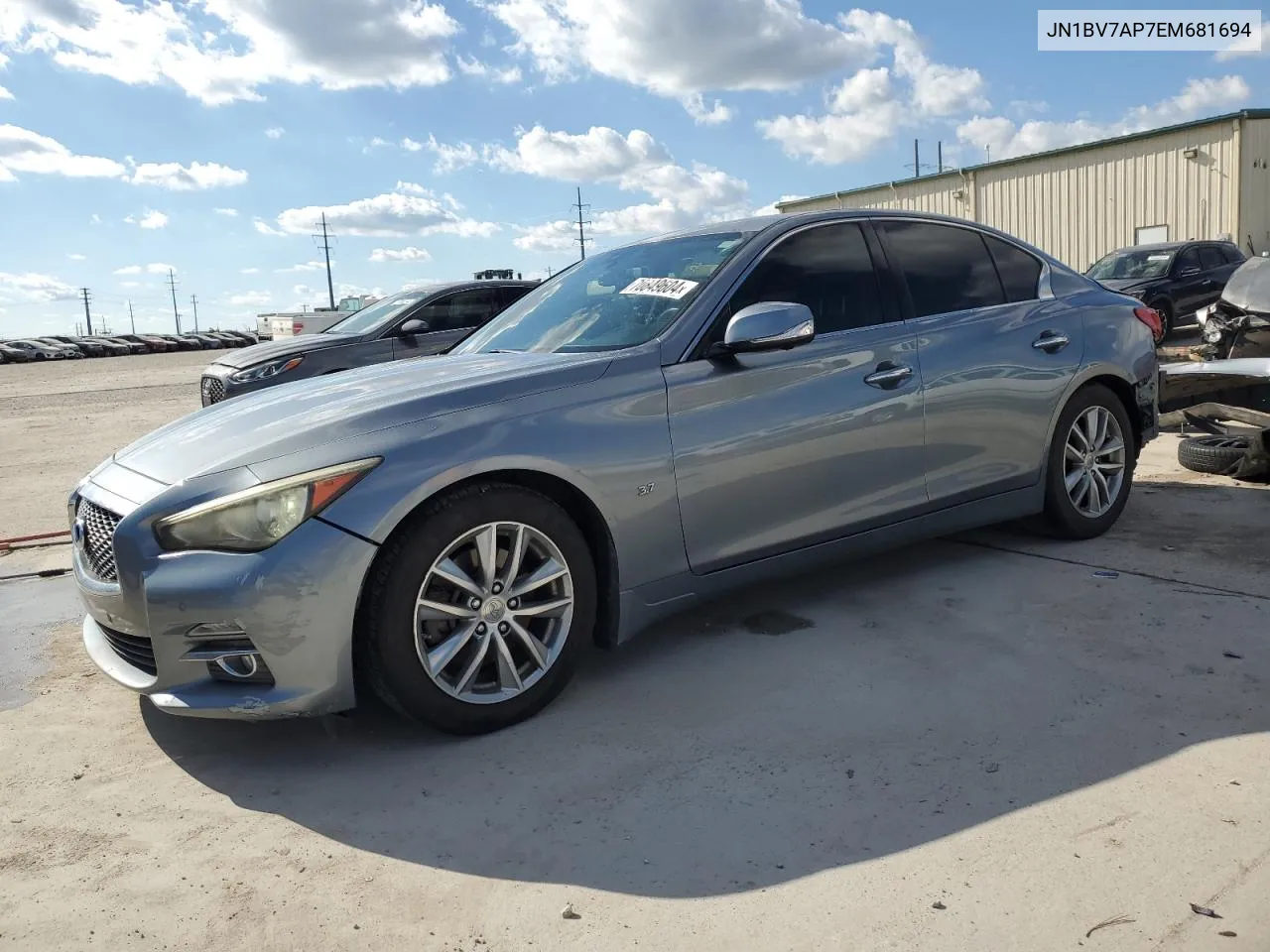 JN1BV7AP7EM681694 2014 Infiniti Q50 Base