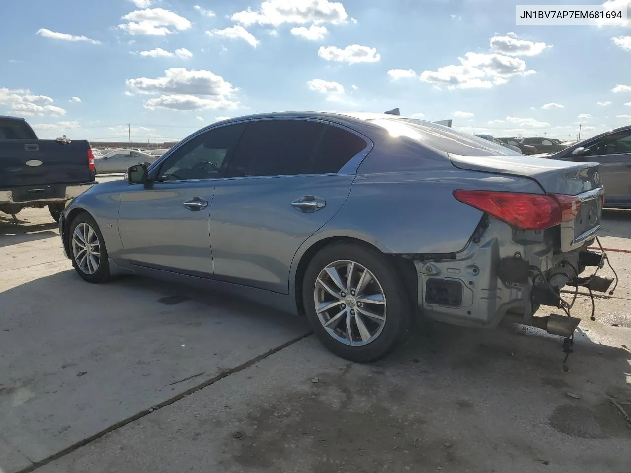 2014 Infiniti Q50 Base VIN: JN1BV7AP7EM681694 Lot: 70849604