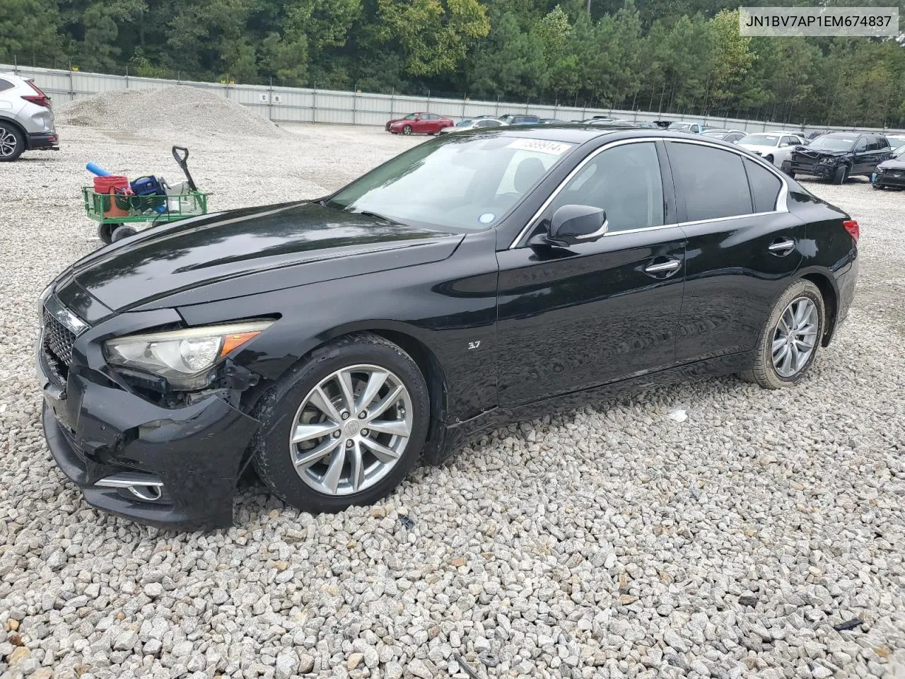 JN1BV7AP1EM674837 2014 Infiniti Q50 Base