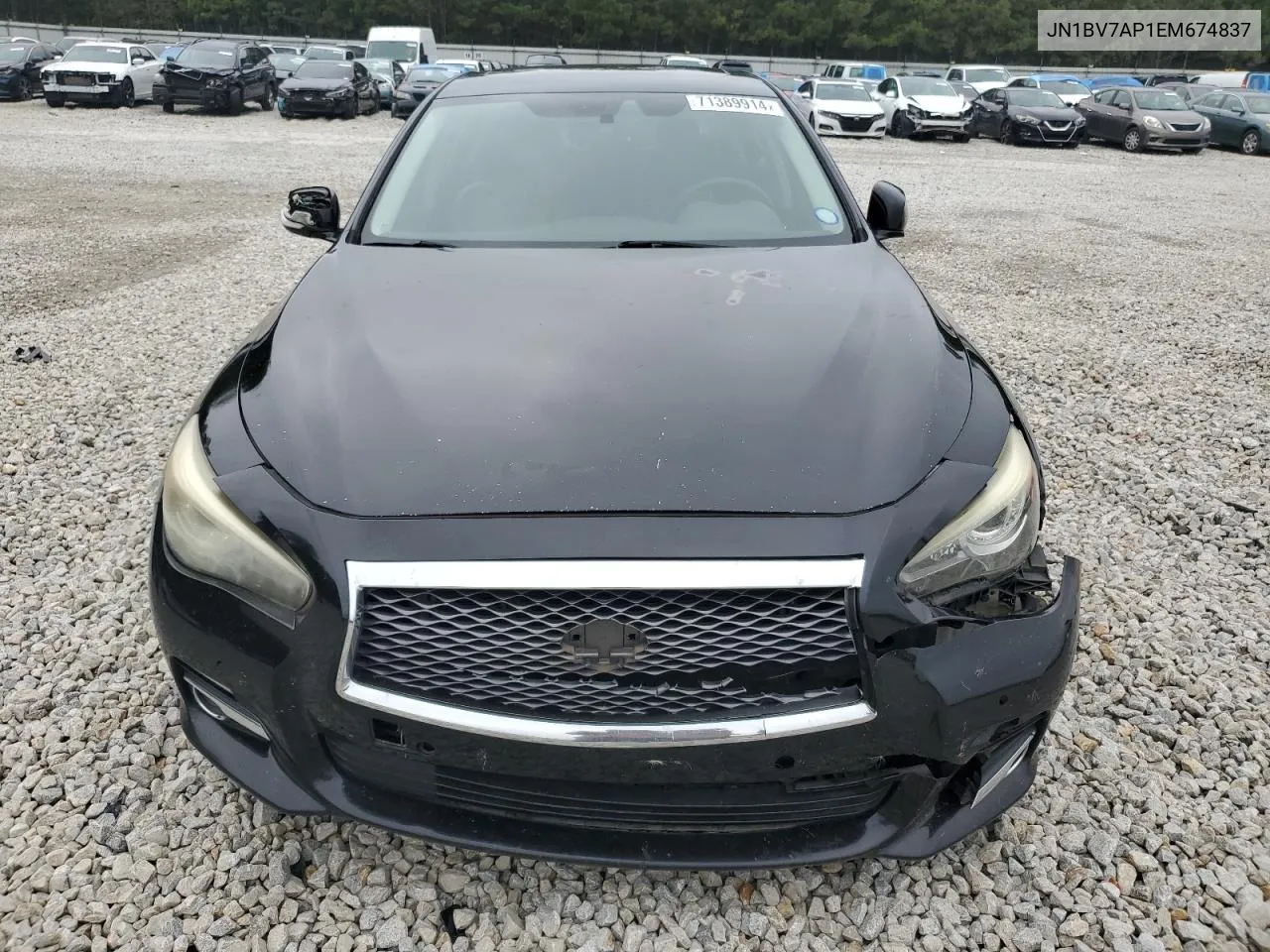 2014 Infiniti Q50 Base VIN: JN1BV7AP1EM674837 Lot: 71389914