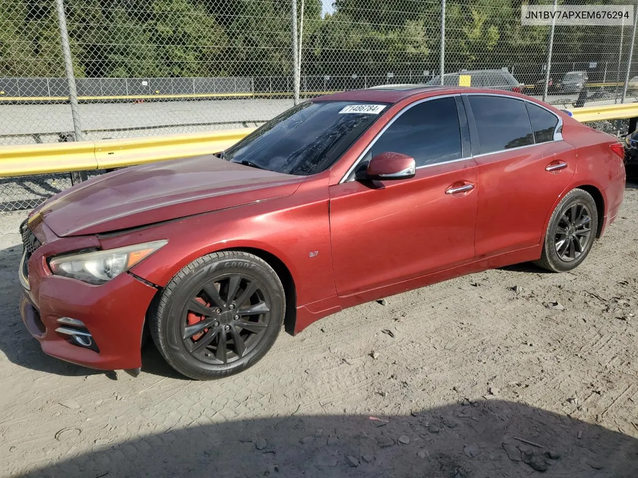 JN1BV7APXEM676294 2014 Infiniti Q50 Base