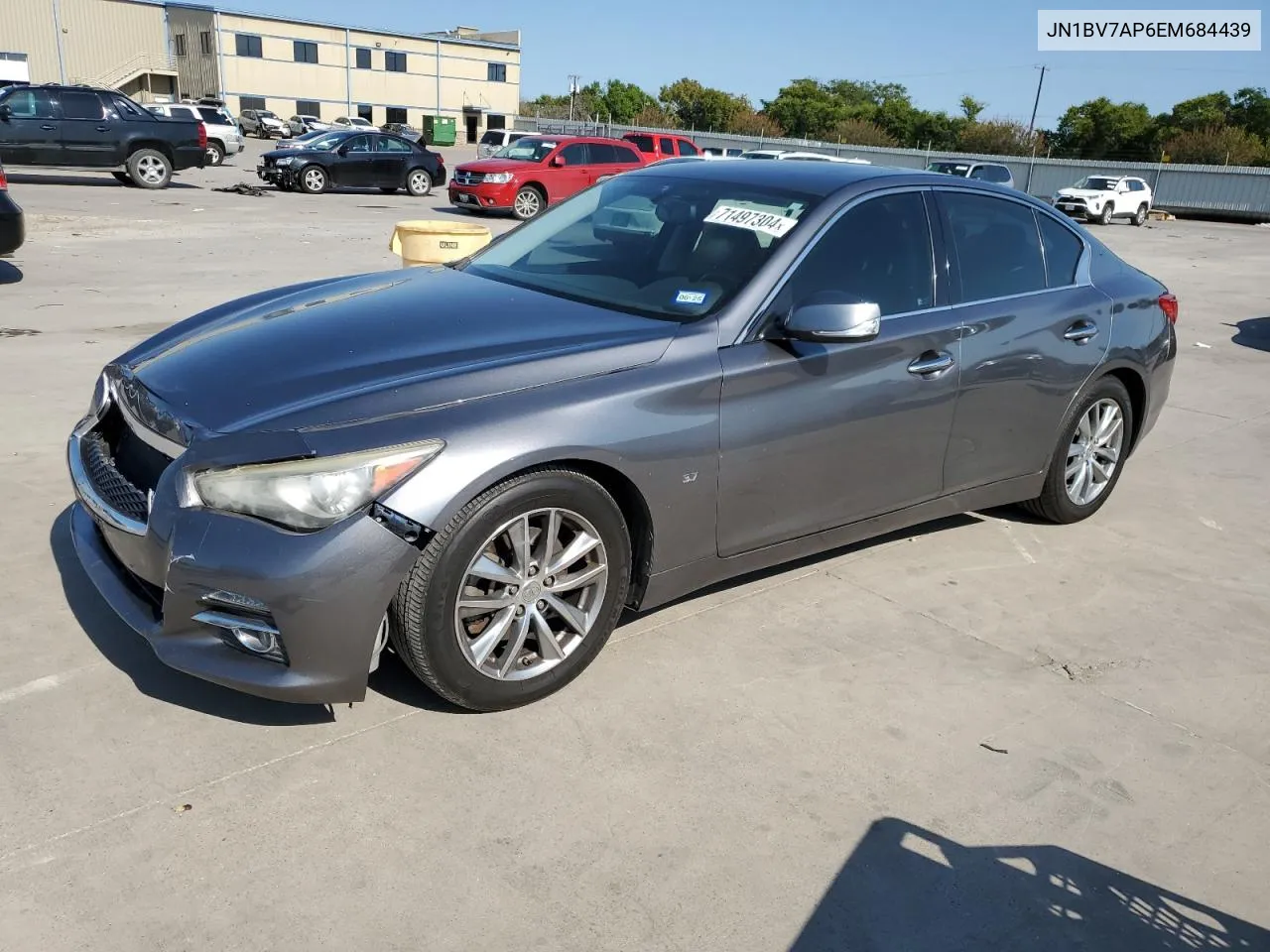 2014 Infiniti Q50 Base VIN: JN1BV7AP6EM684439 Lot: 71497304