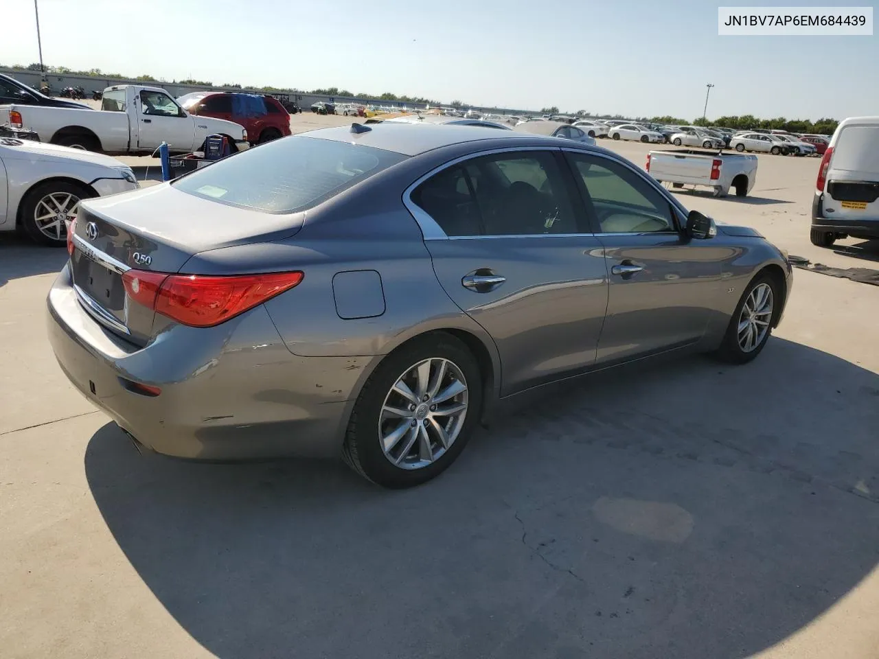 2014 Infiniti Q50 Base VIN: JN1BV7AP6EM684439 Lot: 71497304