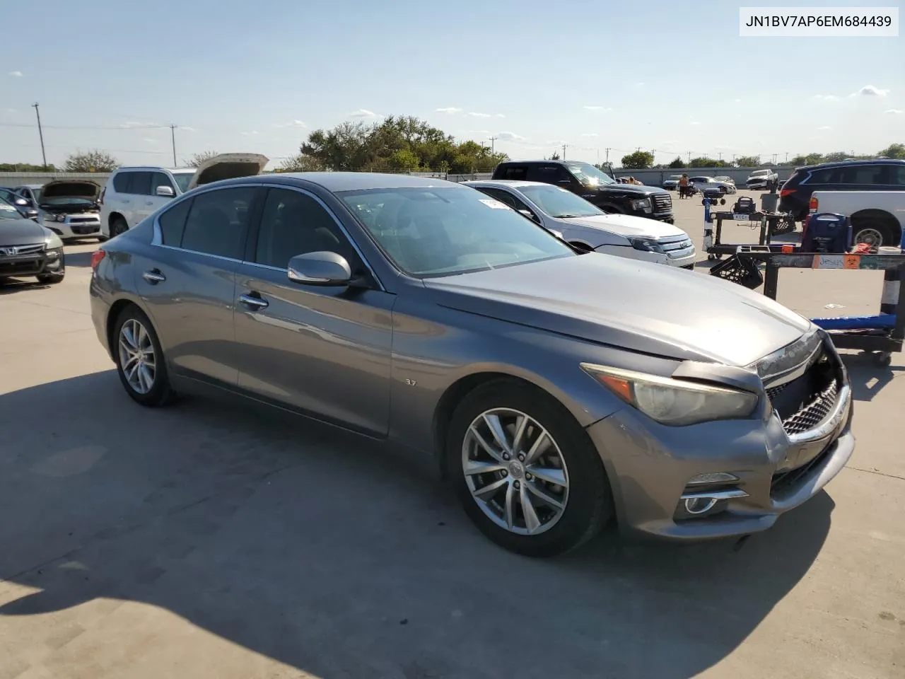 2014 Infiniti Q50 Base VIN: JN1BV7AP6EM684439 Lot: 71497304