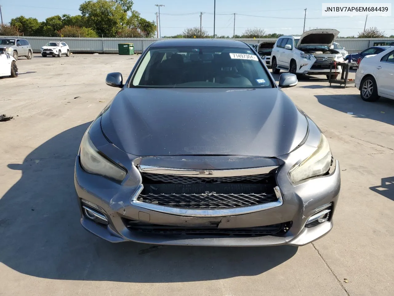 2014 Infiniti Q50 Base VIN: JN1BV7AP6EM684439 Lot: 71497304