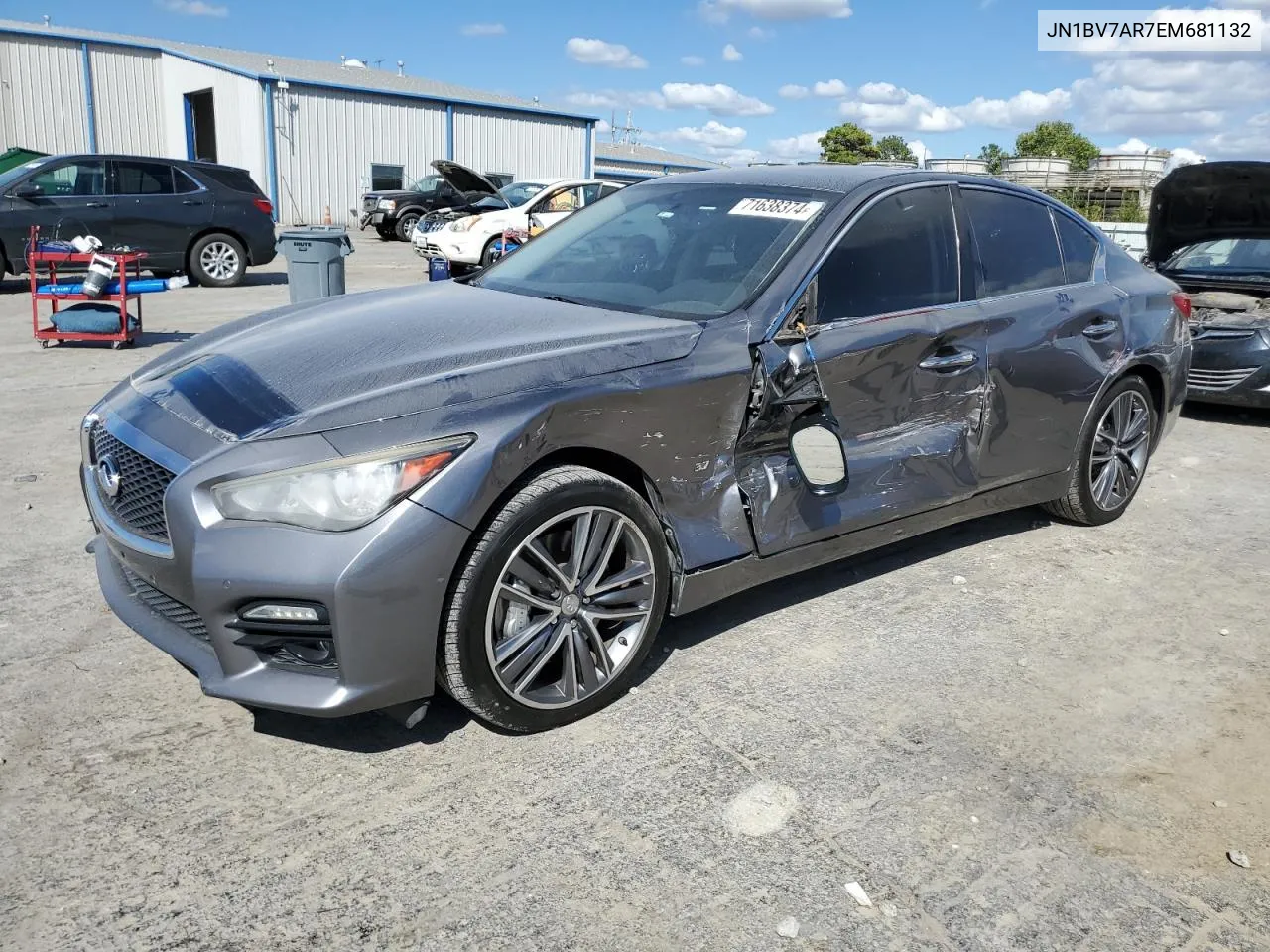 JN1BV7AR7EM681132 2014 Infiniti Q50 Base