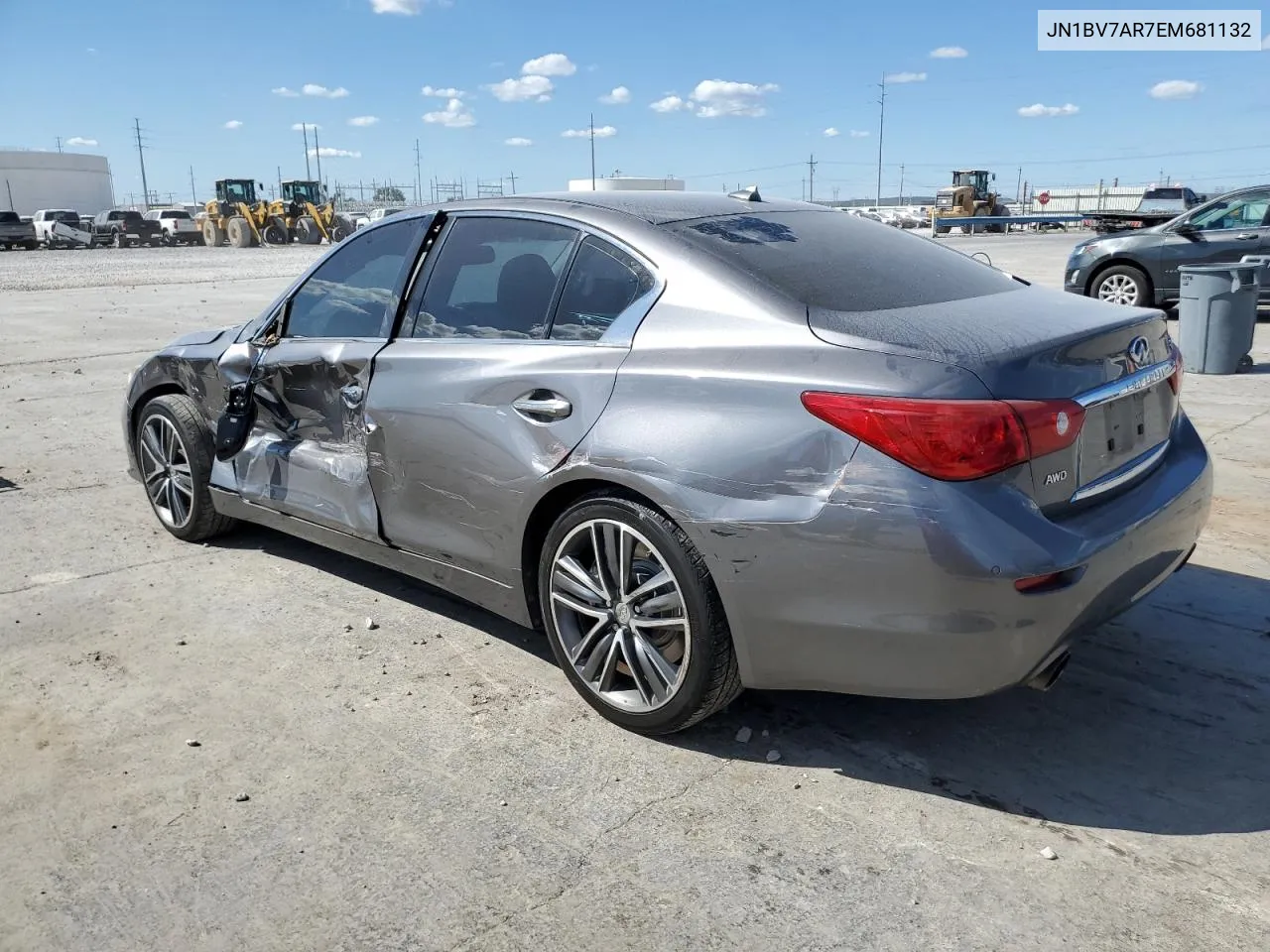 2014 Infiniti Q50 Base VIN: JN1BV7AR7EM681132 Lot: 71638374