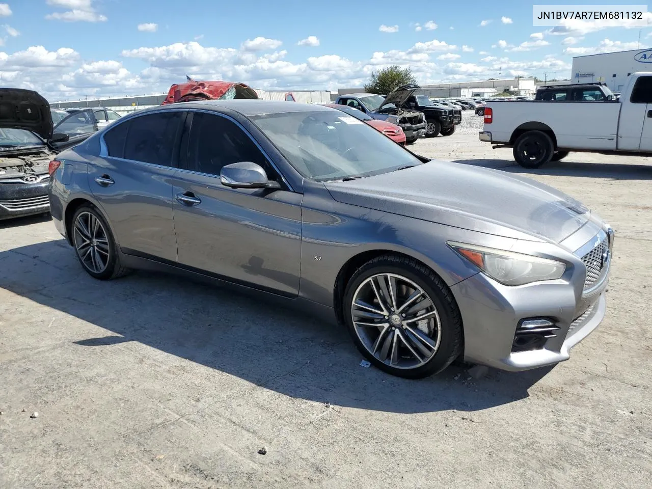 2014 Infiniti Q50 Base VIN: JN1BV7AR7EM681132 Lot: 71638374