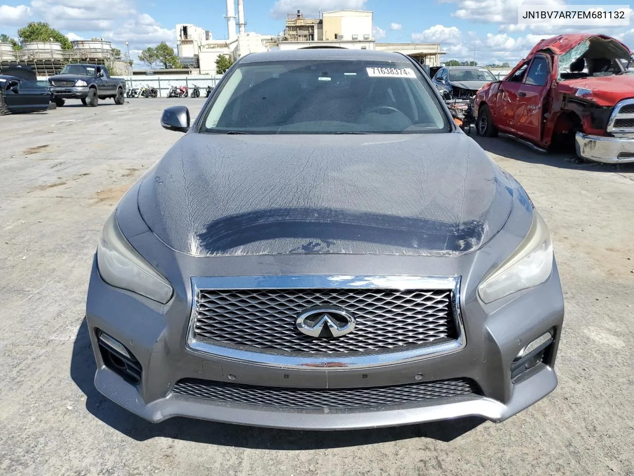 2014 Infiniti Q50 Base VIN: JN1BV7AR7EM681132 Lot: 71638374