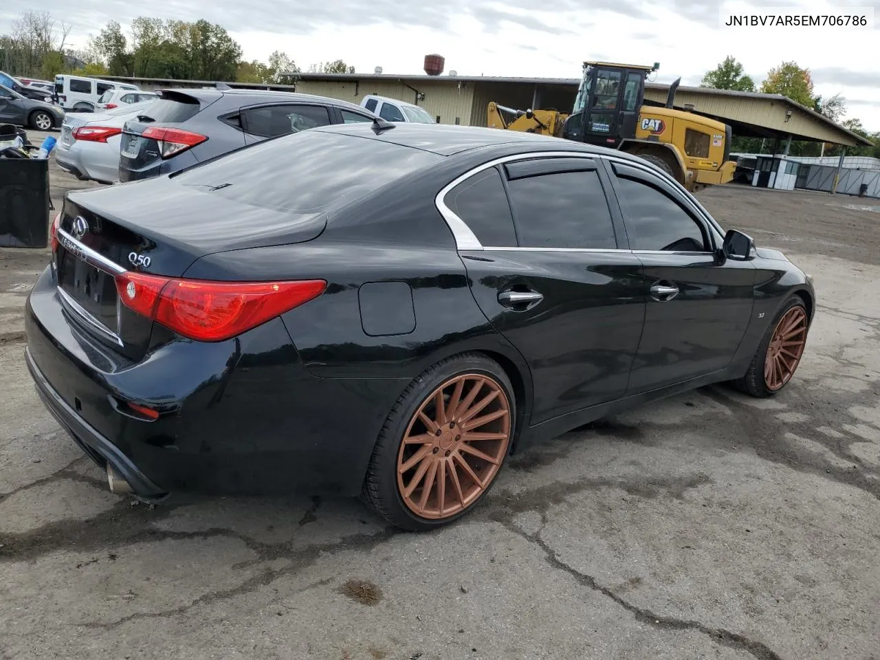 JN1BV7AR5EM706786 2014 Infiniti Q50 Base