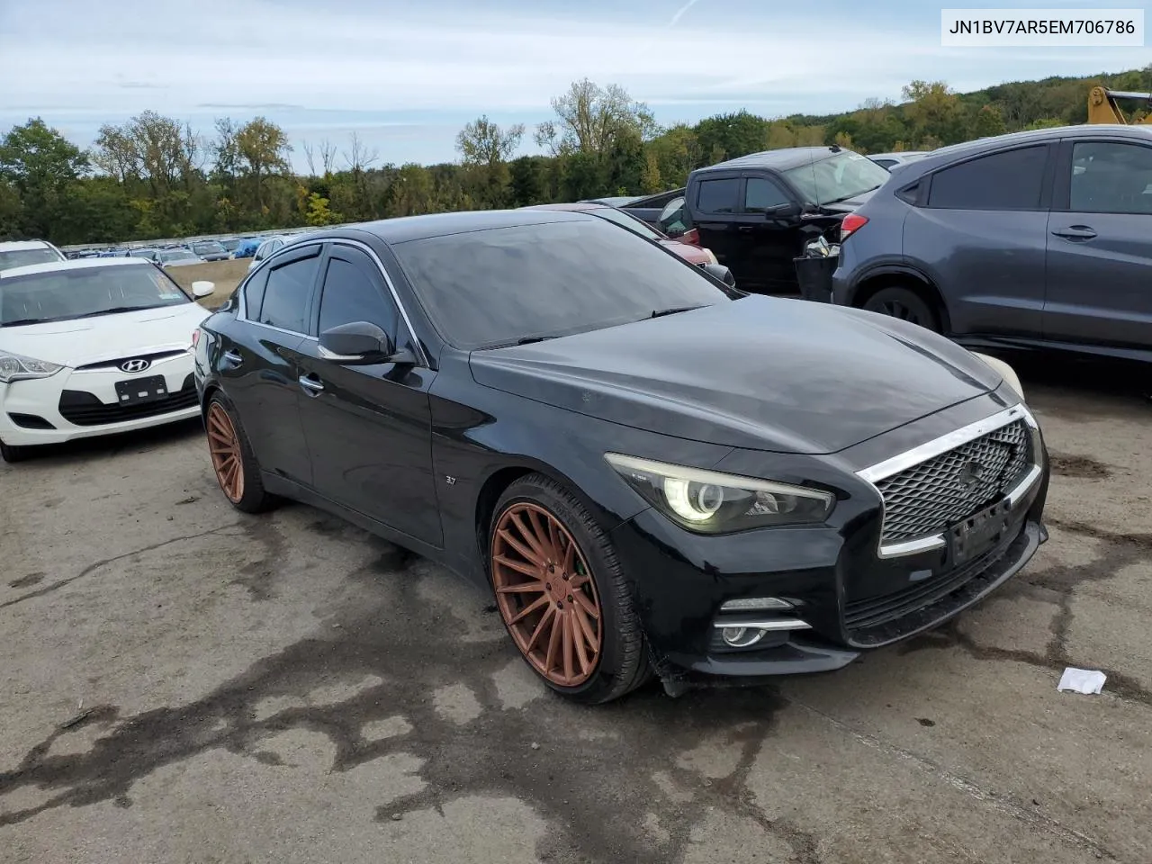 JN1BV7AR5EM706786 2014 Infiniti Q50 Base