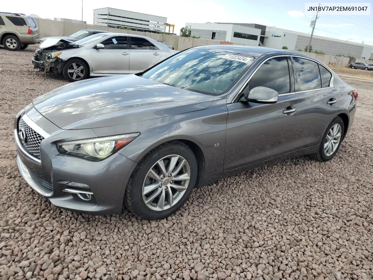 2014 Infiniti Q50 Base VIN: JN1BV7AP2EM691047 Lot: 71683424