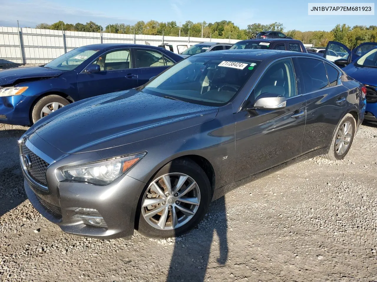 2014 Infiniti Q50 Base VIN: JN1BV7AP7EM681923 Lot: 71738424