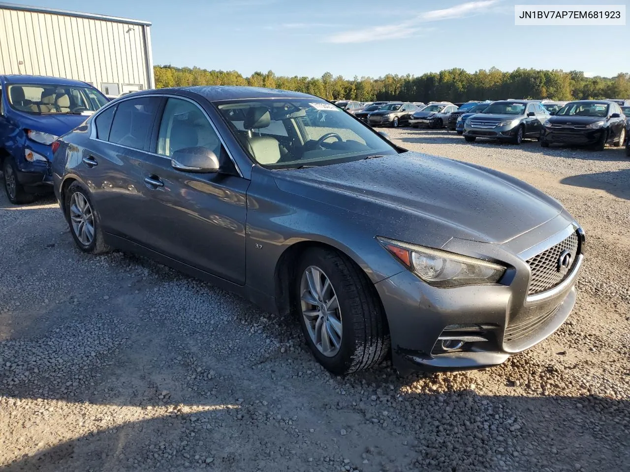 2014 Infiniti Q50 Base VIN: JN1BV7AP7EM681923 Lot: 71738424