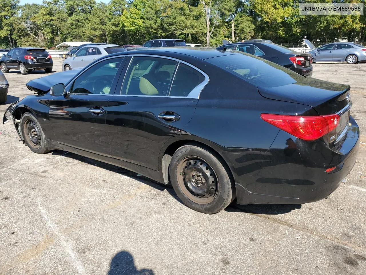 2014 Infiniti Q50 Base VIN: JN1BV7AR7EM689585 Lot: 72141934