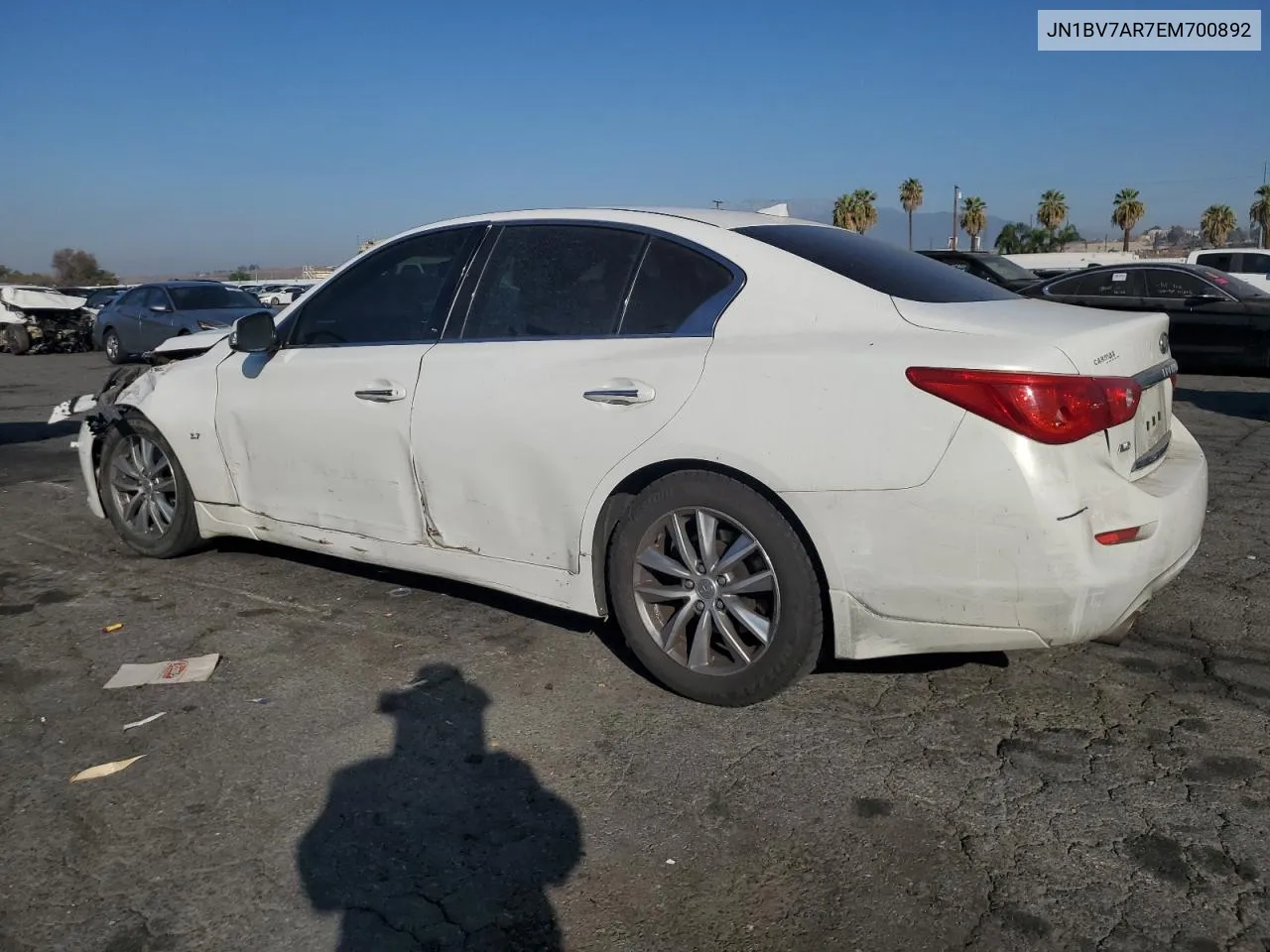 JN1BV7AR7EM700892 2014 Infiniti Q50 Base