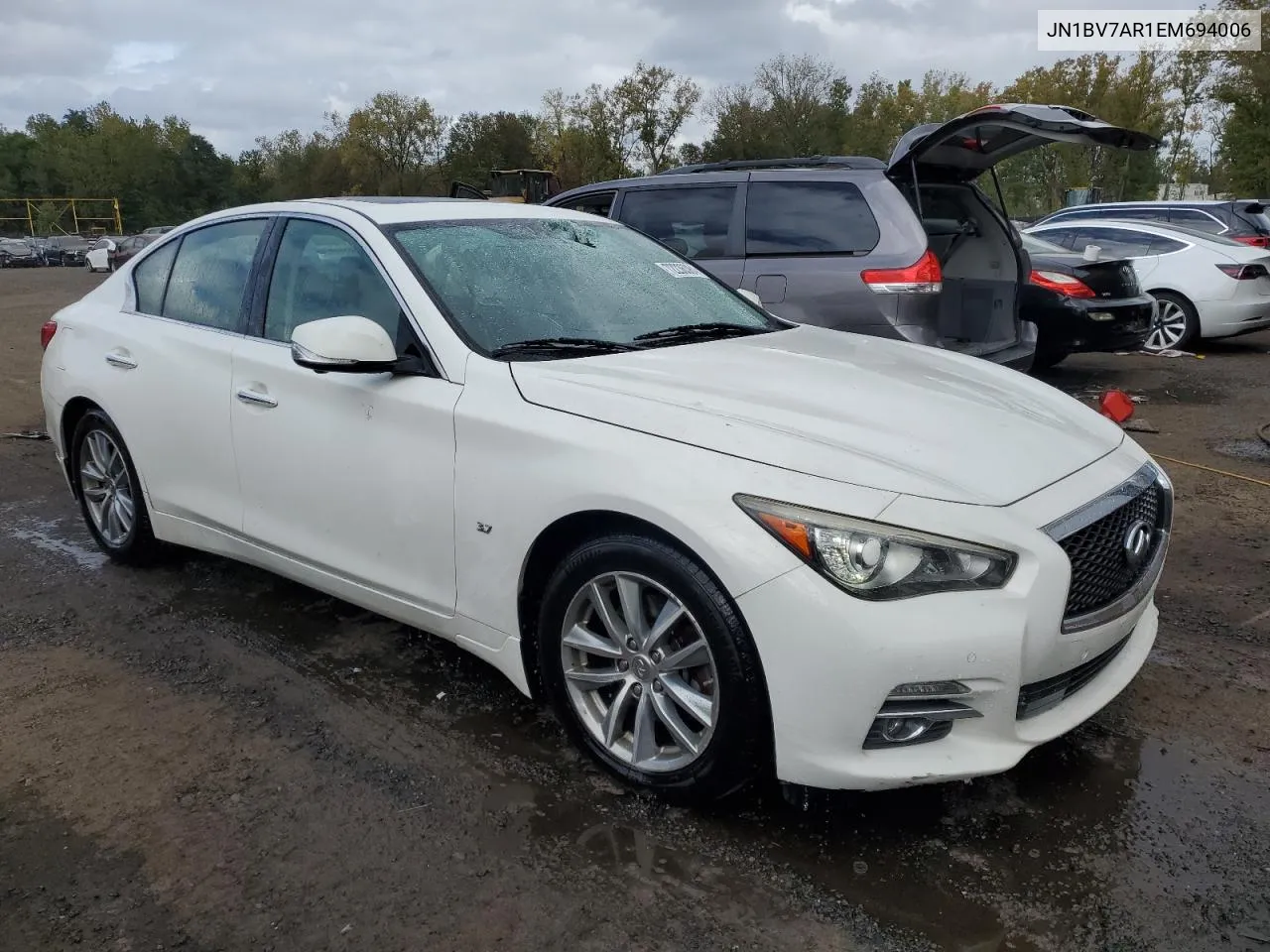 2014 Infiniti Q50 Base VIN: JN1BV7AR1EM694006 Lot: 72236384