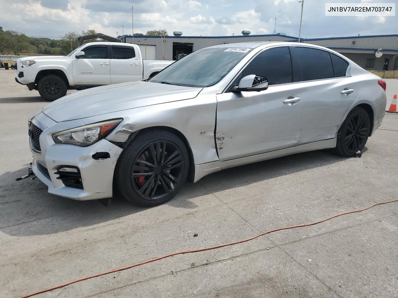 2014 Infiniti Q50 Base VIN: JN1BV7AR2EM703747 Lot: 72247194