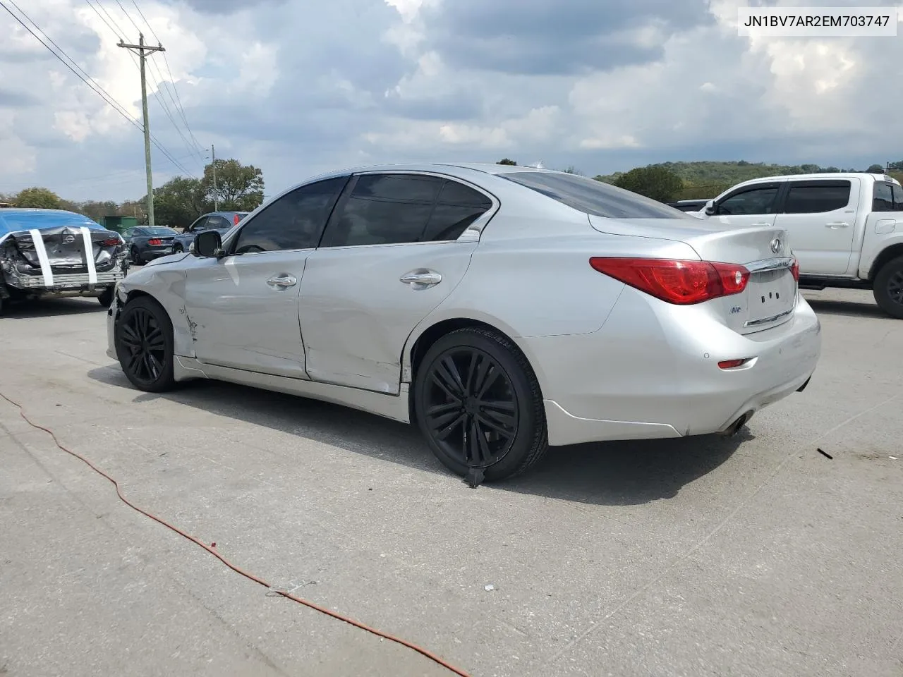 2014 Infiniti Q50 Base VIN: JN1BV7AR2EM703747 Lot: 72247194