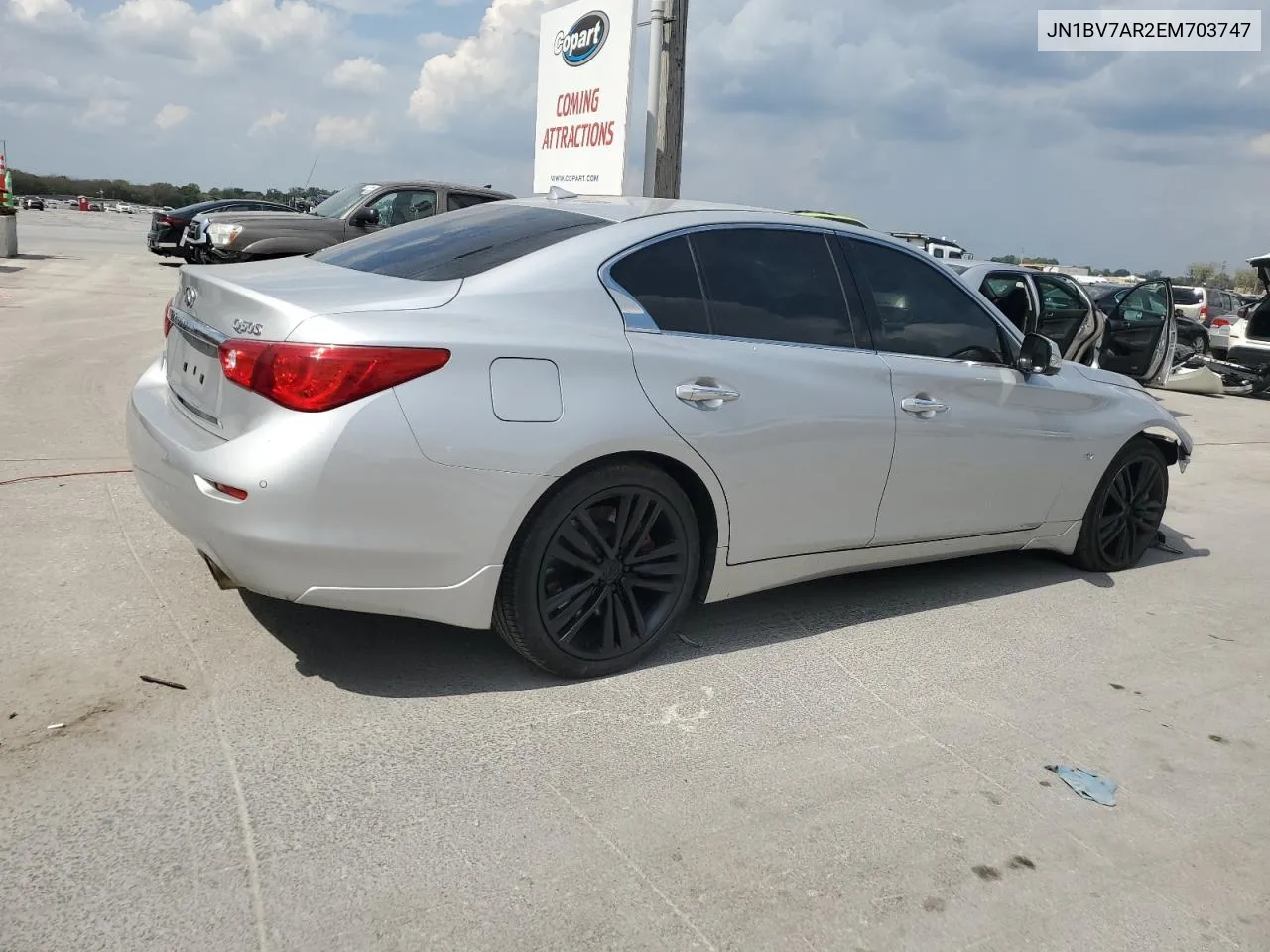 JN1BV7AR2EM703747 2014 Infiniti Q50 Base