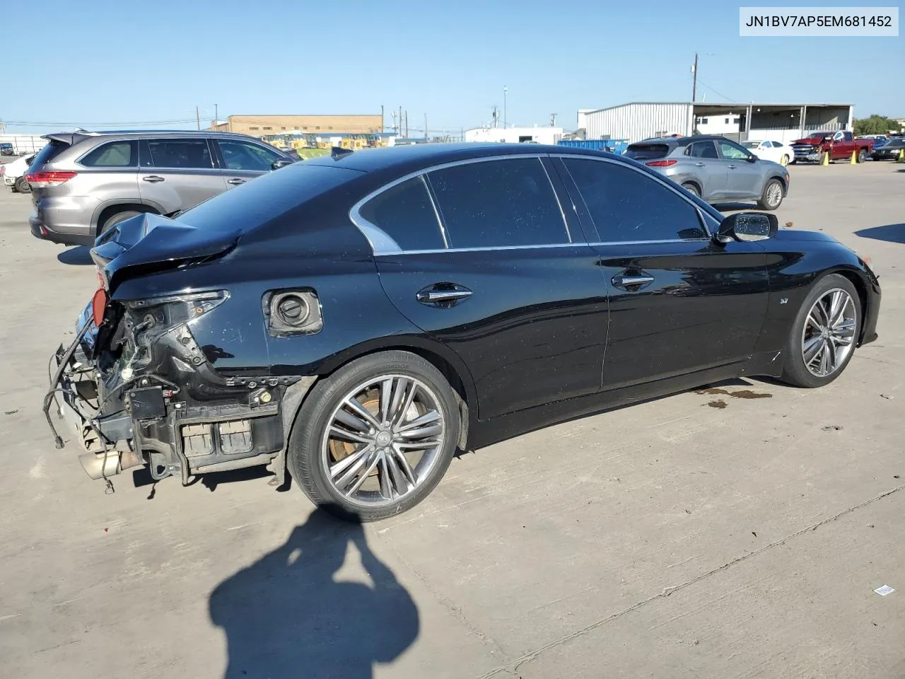 2014 Infiniti Q50 Base VIN: JN1BV7AP5EM681452 Lot: 72261444