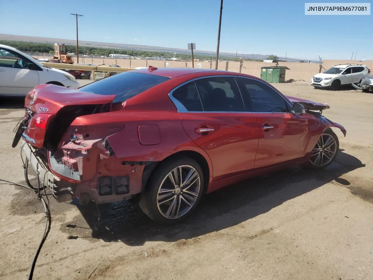 2014 Infiniti Q50 Base VIN: JN1BV7AP9EM677081 Lot: 72341684