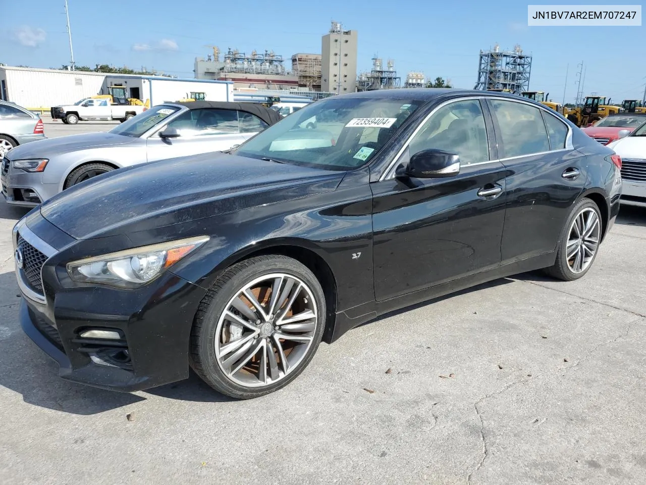 JN1BV7AR2EM707247 2014 Infiniti Q50 Base