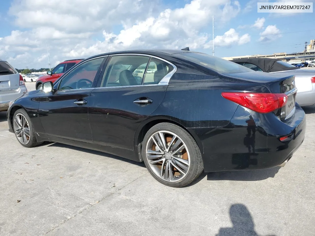 2014 Infiniti Q50 Base VIN: JN1BV7AR2EM707247 Lot: 72359404