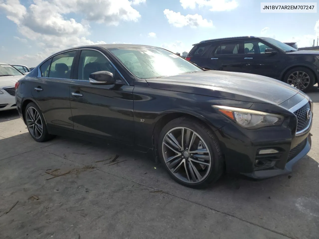 2014 Infiniti Q50 Base VIN: JN1BV7AR2EM707247 Lot: 72359404