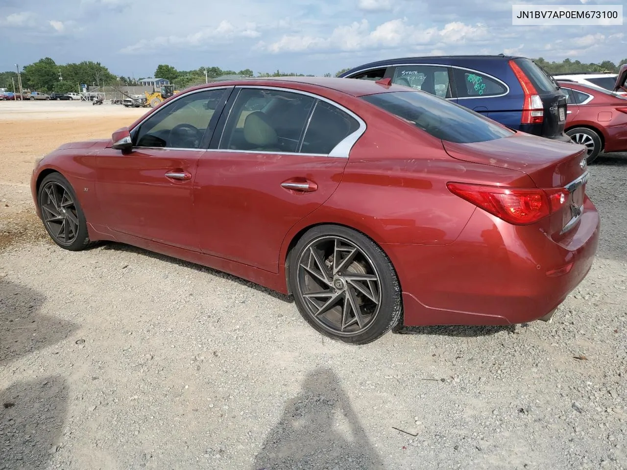 2014 Infiniti Q50 Base VIN: JN1BV7AP0EM673100 Lot: 72997824