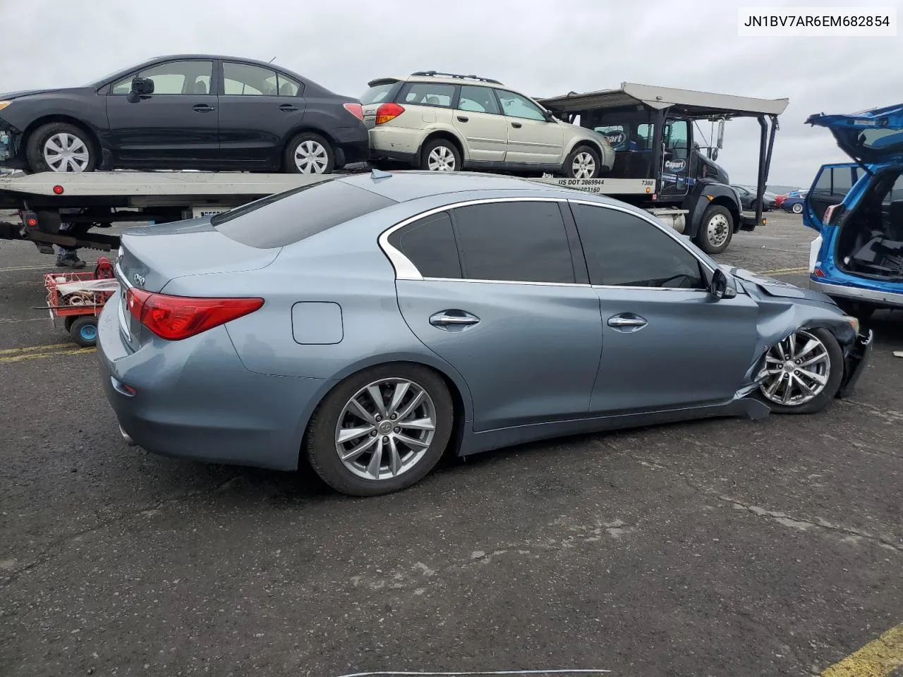 2014 Infiniti Q50 Base VIN: JN1BV7AR6EM682854 Lot: 73189544