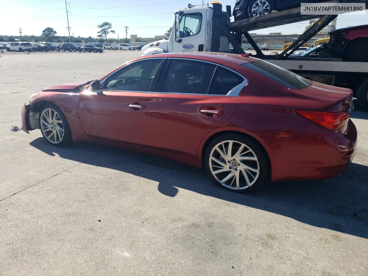 2014 Infiniti Q50 Base VIN: JN1BV7AP7EM681890 Lot: 73420694