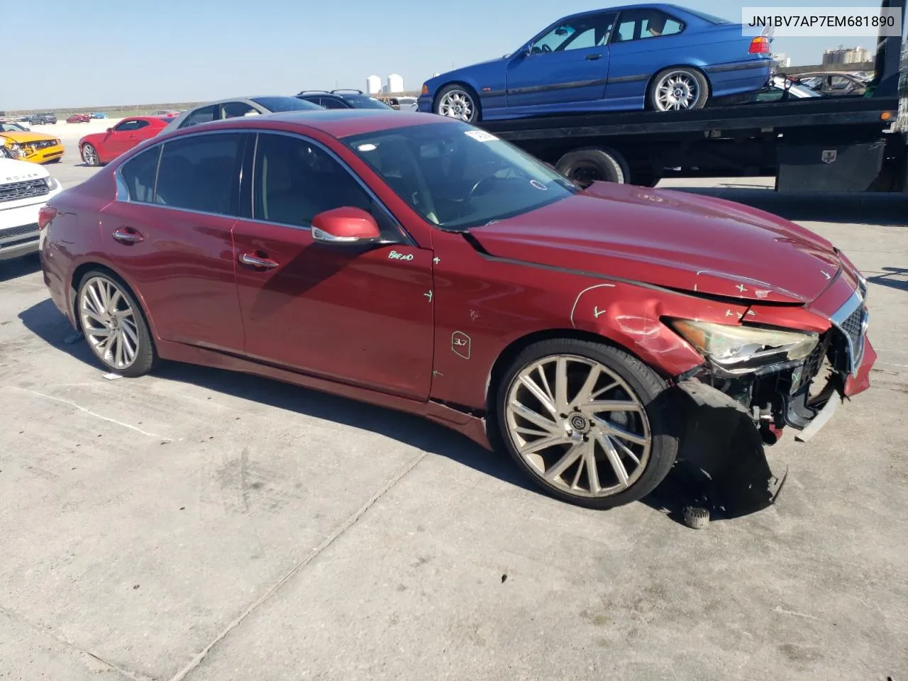 JN1BV7AP7EM681890 2014 Infiniti Q50 Base