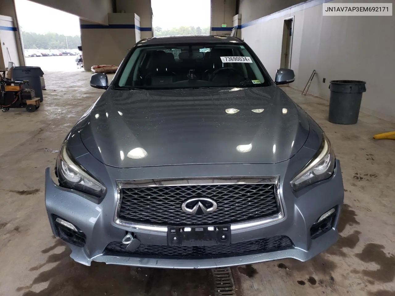 2014 Infiniti Q50 Hybrid Premium VIN: JN1AV7AP3EM692171 Lot: 73690034