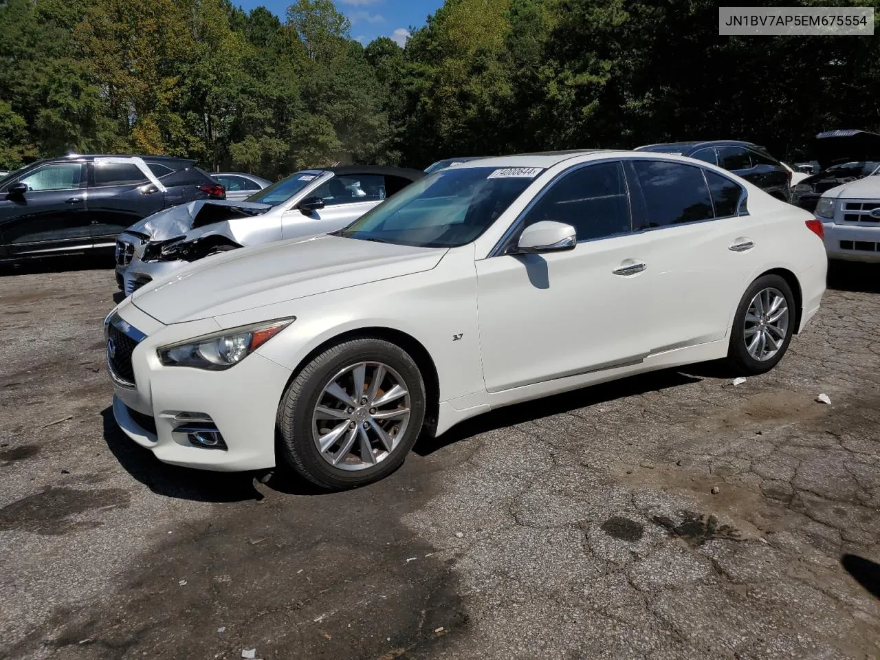 2014 Infiniti Q50 Base VIN: JN1BV7AP5EM675554 Lot: 74000644