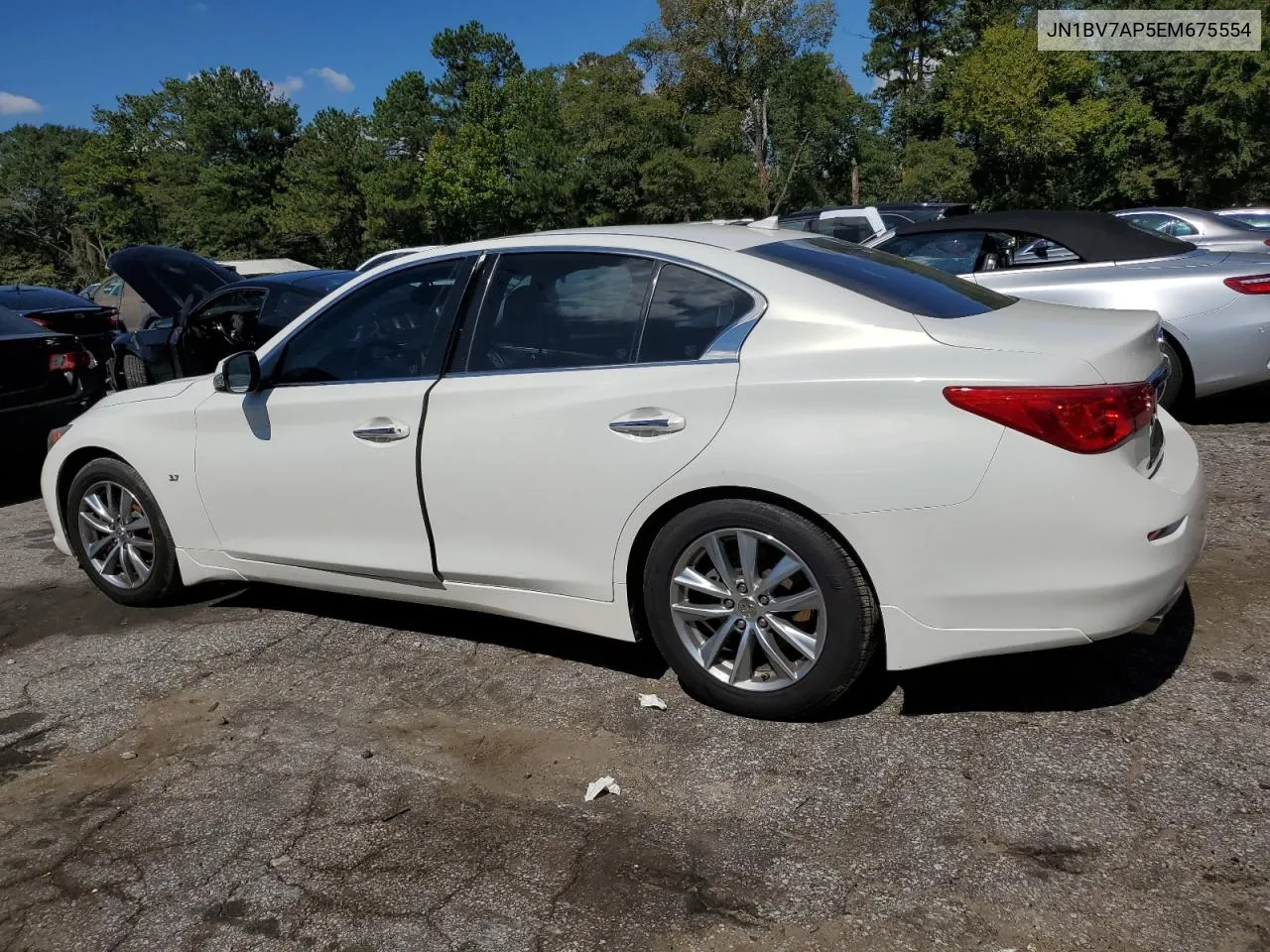 2014 Infiniti Q50 Base VIN: JN1BV7AP5EM675554 Lot: 74000644