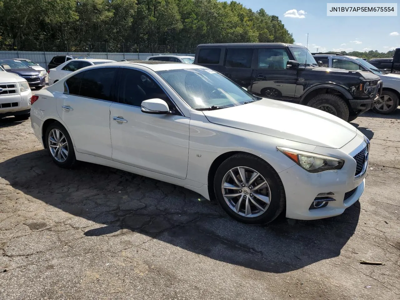 2014 Infiniti Q50 Base VIN: JN1BV7AP5EM675554 Lot: 74000644