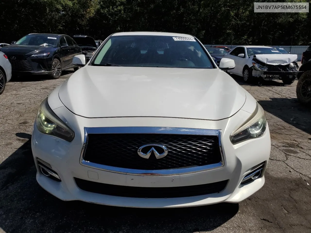 2014 Infiniti Q50 Base VIN: JN1BV7AP5EM675554 Lot: 74000644