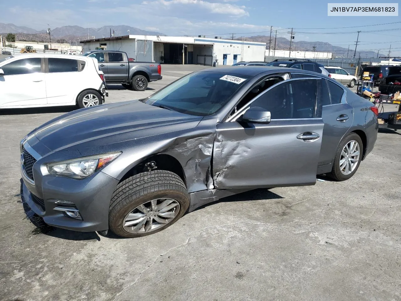 2014 Infiniti Q50 Base VIN: JN1BV7AP3EM681823 Lot: 74272304