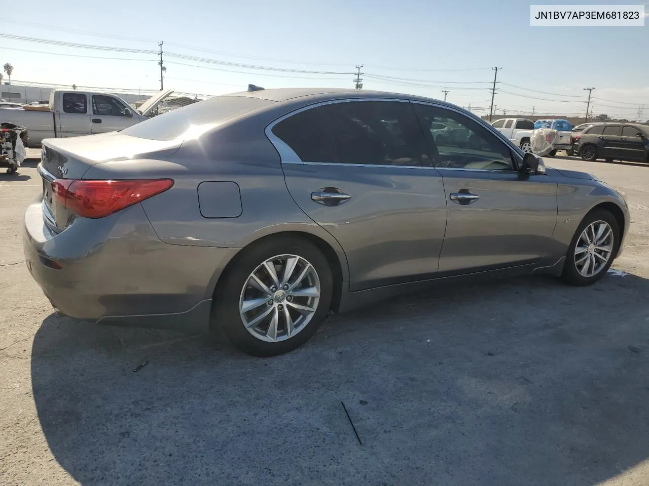 JN1BV7AP3EM681823 2014 Infiniti Q50 Base