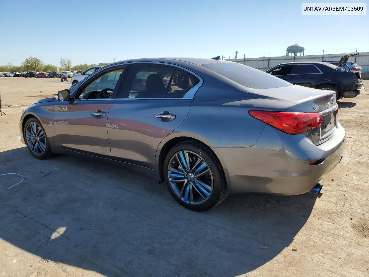 2014 Infiniti Q50 Hybrid Premium VIN: JN1AV7AR3EM703509 Lot: 74449294