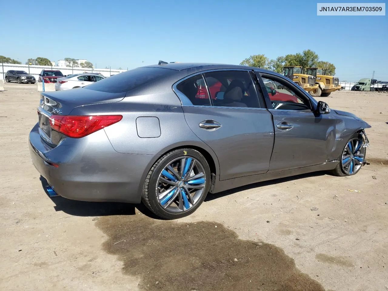 2014 Infiniti Q50 Hybrid Premium VIN: JN1AV7AR3EM703509 Lot: 74449294