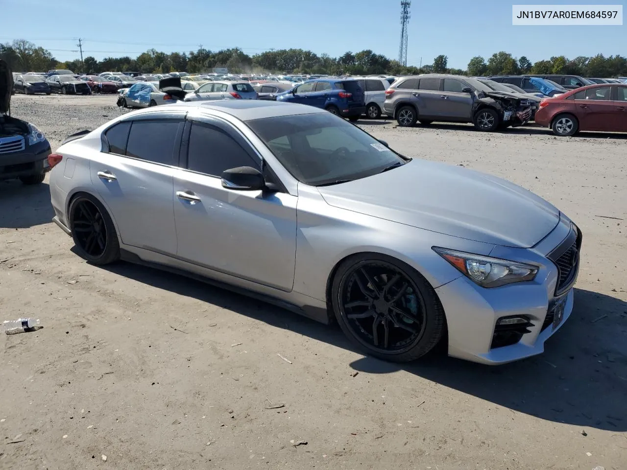 2014 Infiniti Q50 Base VIN: JN1BV7AR0EM684597 Lot: 74561774