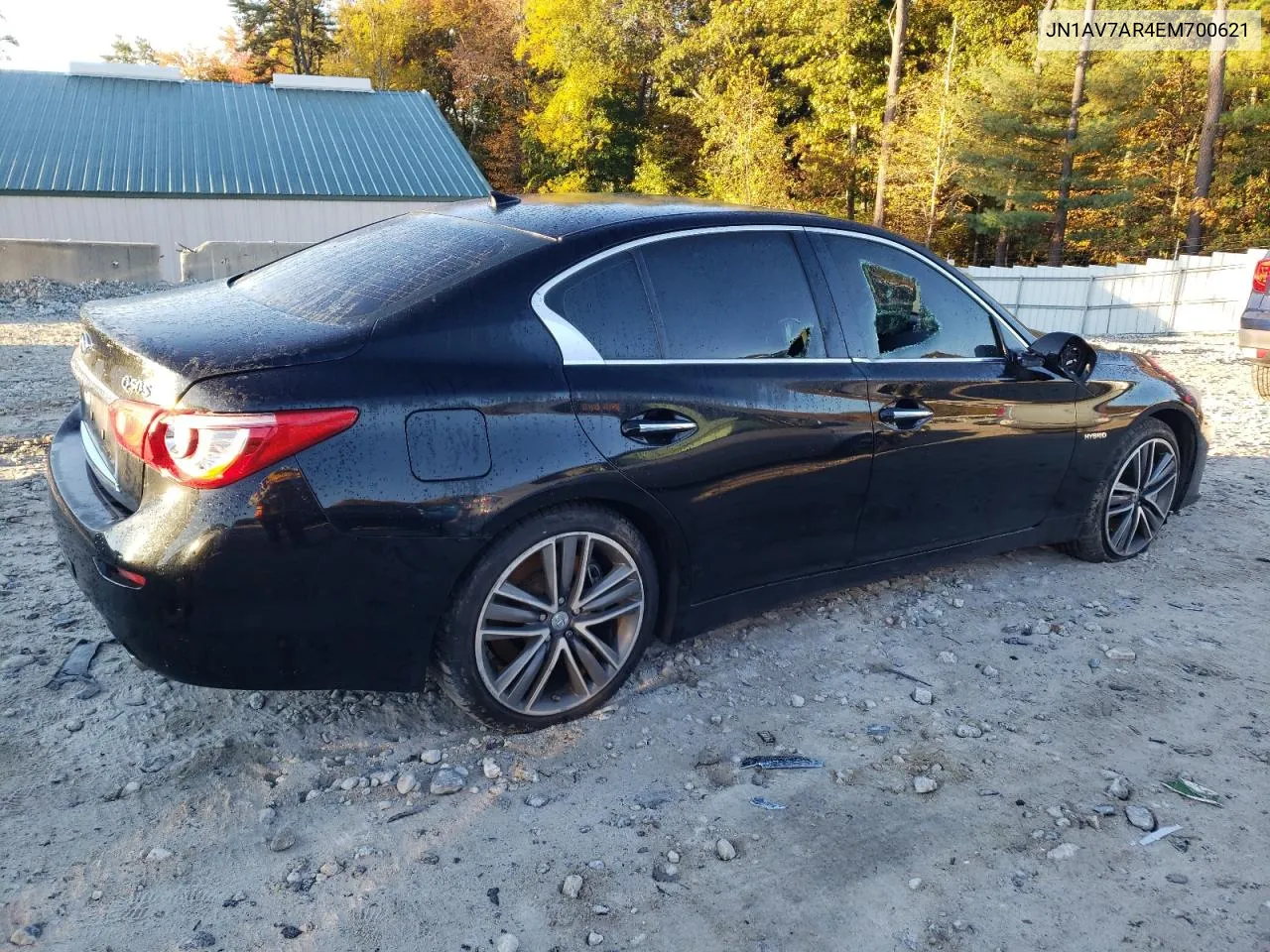 2014 Infiniti Q50 Hybrid Premium VIN: JN1AV7AR4EM700621 Lot: 74584504