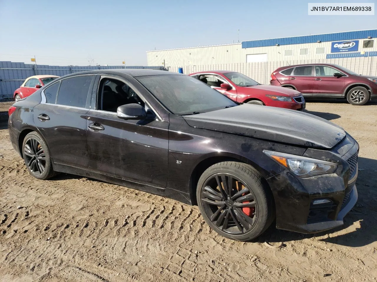 2014 Infiniti Q50 Base VIN: JN1BV7AR1EM689338 Lot: 74706554