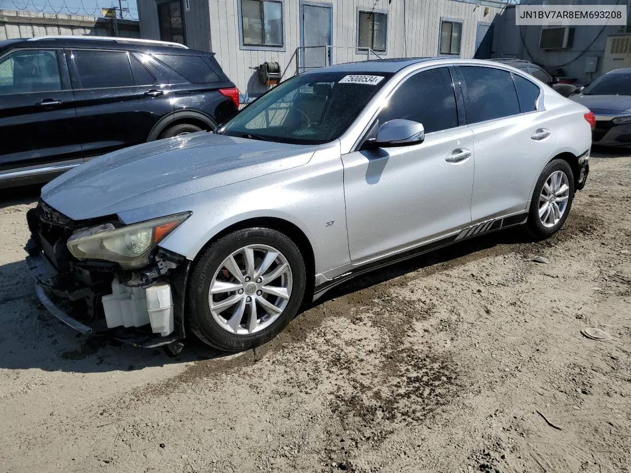 2014 Infiniti Q50 Base VIN: JN1BV7AR8EM693208 Lot: 75000534