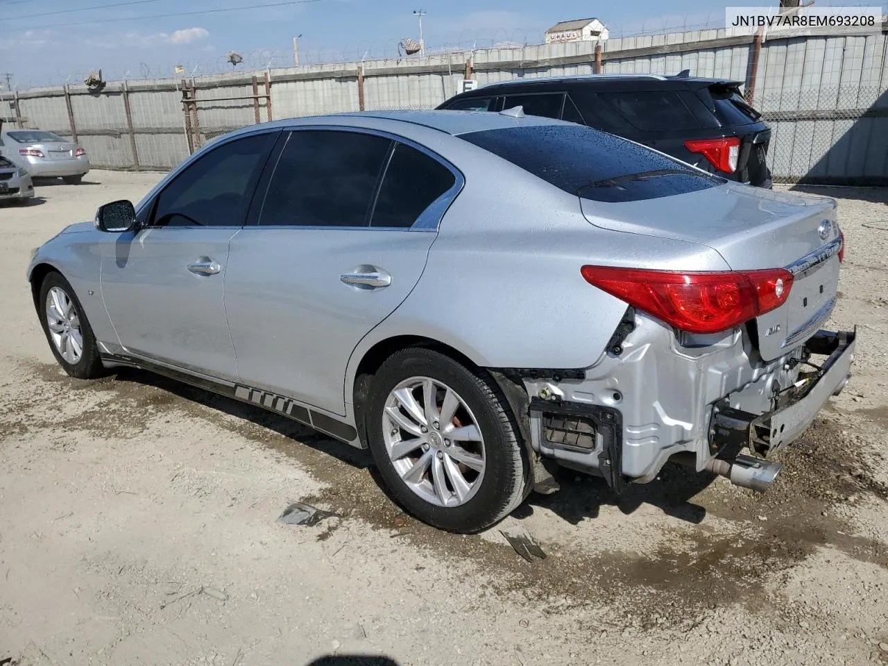 2014 Infiniti Q50 Base VIN: JN1BV7AR8EM693208 Lot: 75000534